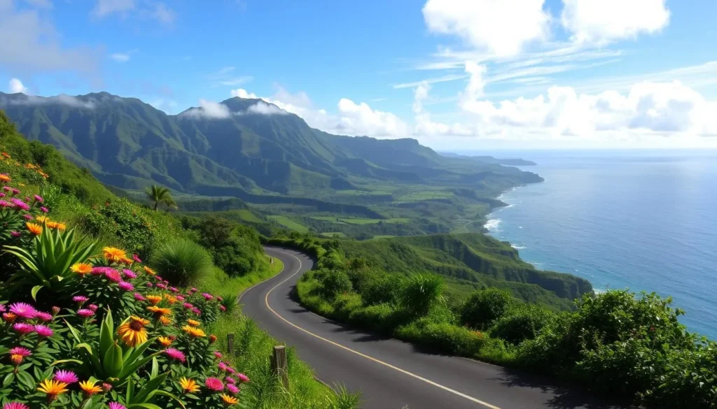 Image of a scenic Road to Hana