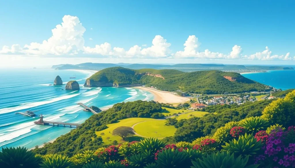 Image of a scenic day trip around Byron Bay