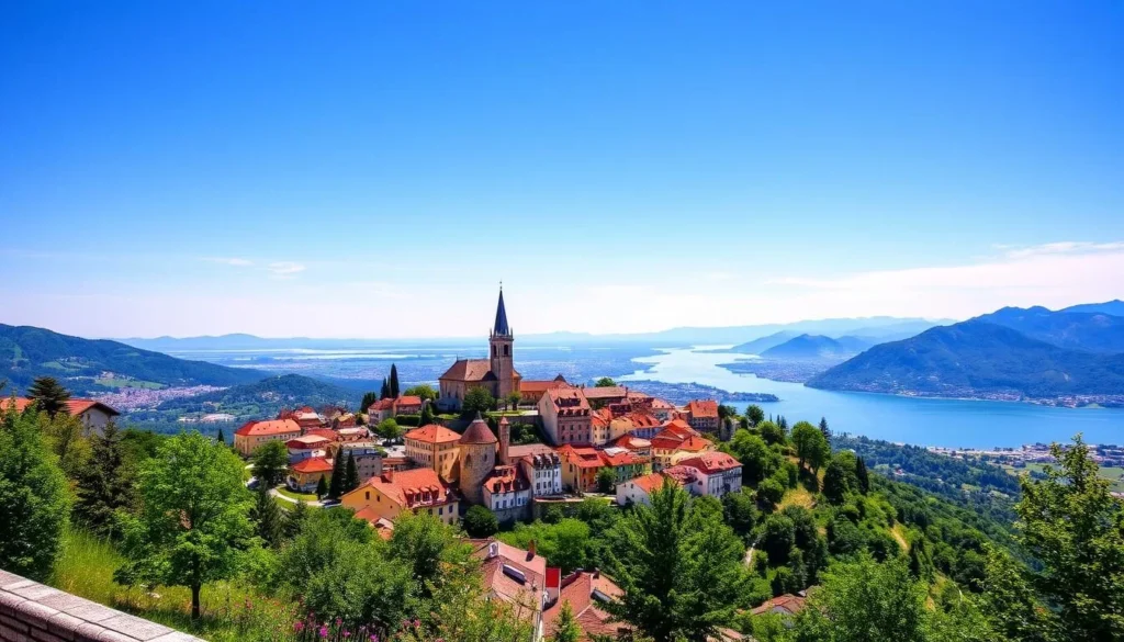 Image of a scenic day trip from Geneva, showcasing a picturesque village or a beautiful landscape.