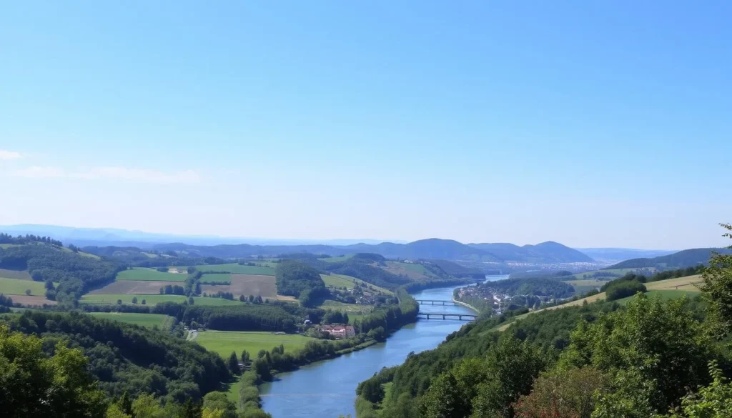 Image of a scenic landscape near Düsseldorf