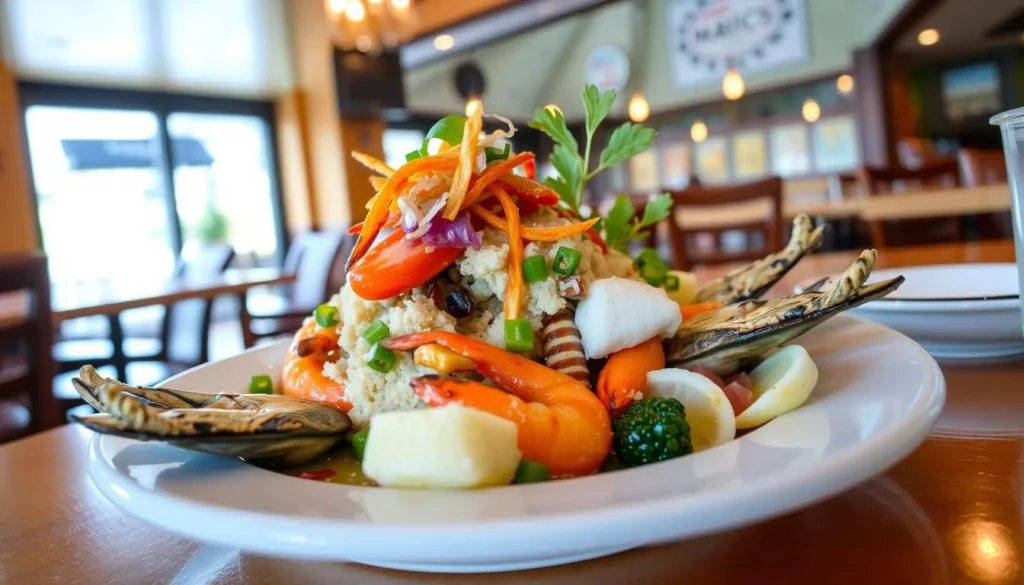 Image of a seafood dish at Mariscos Don Jacobo