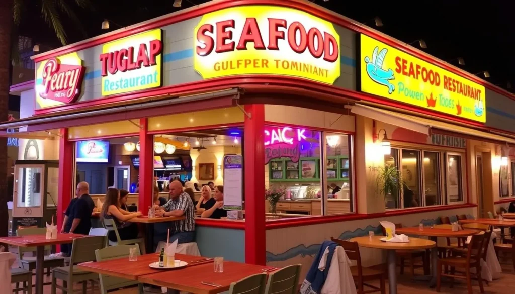 Image of a seafood restaurant in Gulfport