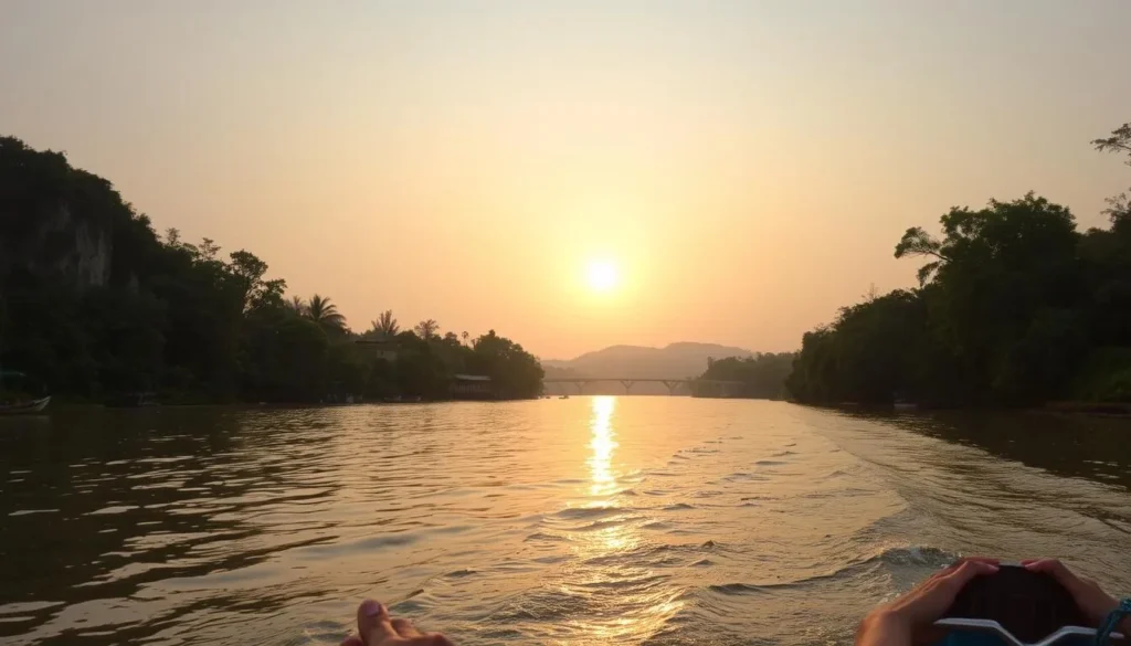 Image of a serene Perfume River cruise
