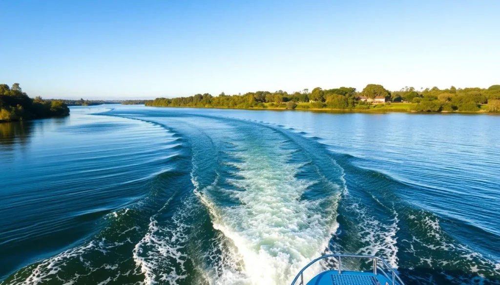 Image of a serene Swan River cruise