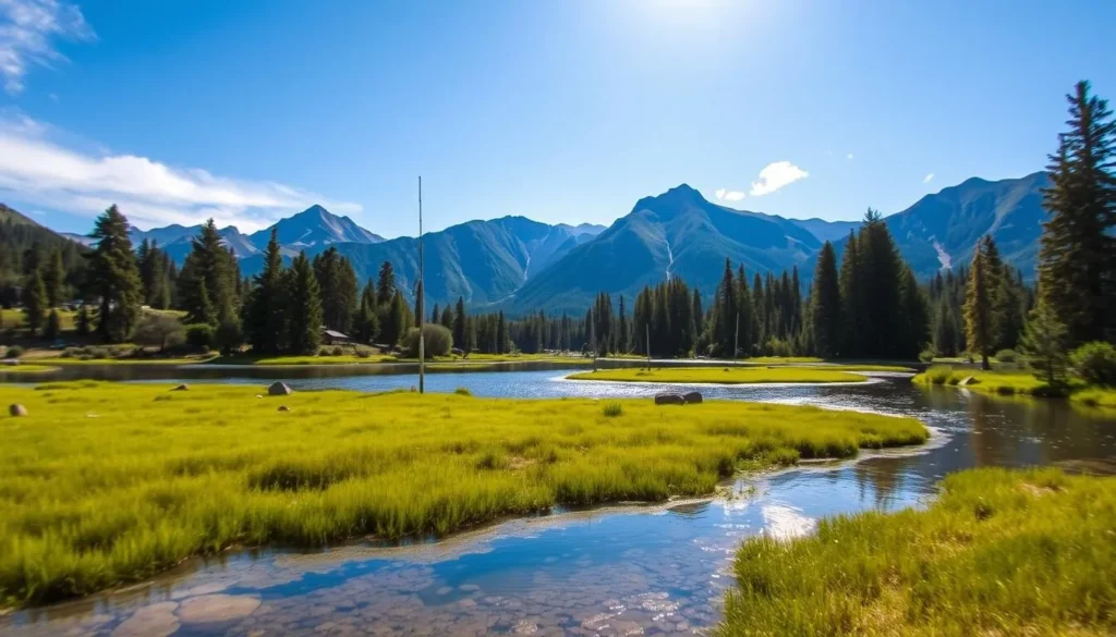 Image of a serene fishing spot in the Eastern Sierra