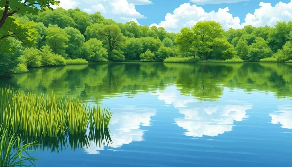Image of a serene lake in Warren County, Missouri