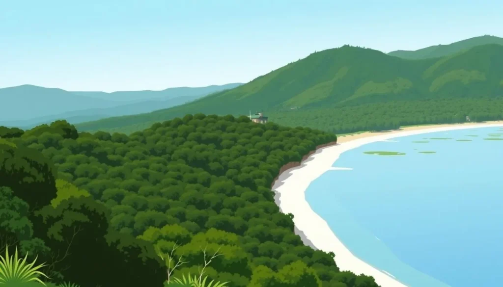 Image of a serene landscape in the Byron Bay hinterland