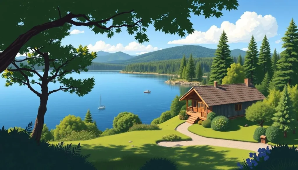 Image of a serene retreat in Blue Lake, Mendocino County