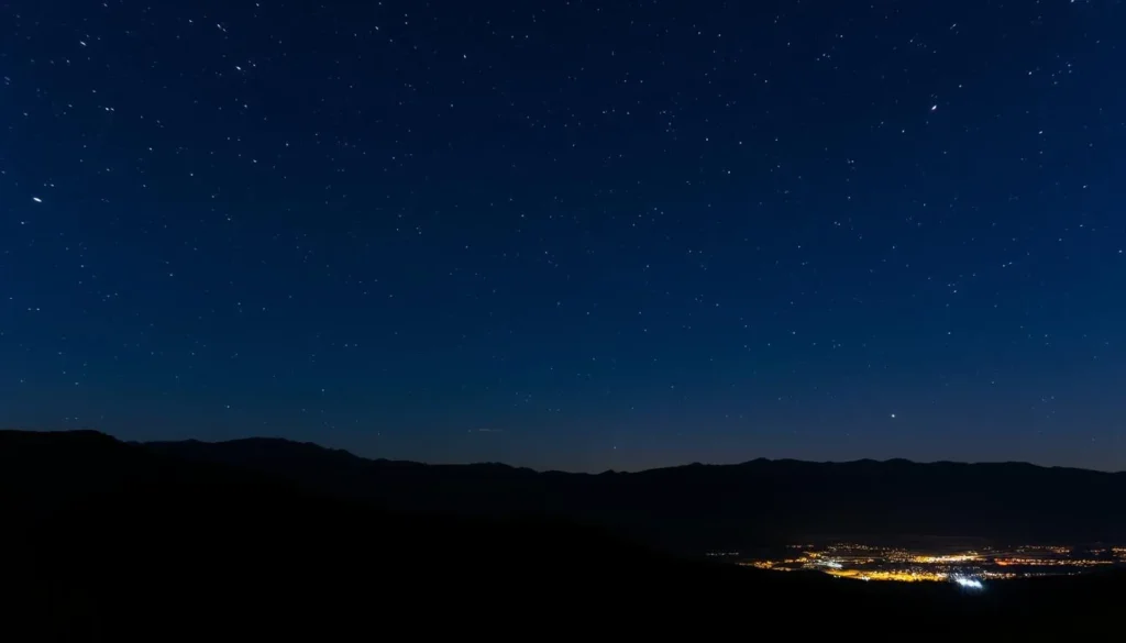 Image of a serene stargazing scene in Tehachapi Mountains