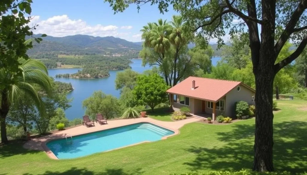 Image of a serene vacation home near Santa Margarita Lake