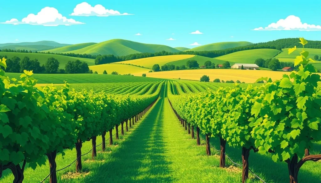 Image of a serene vineyard in Historic Missouri Wine Country
