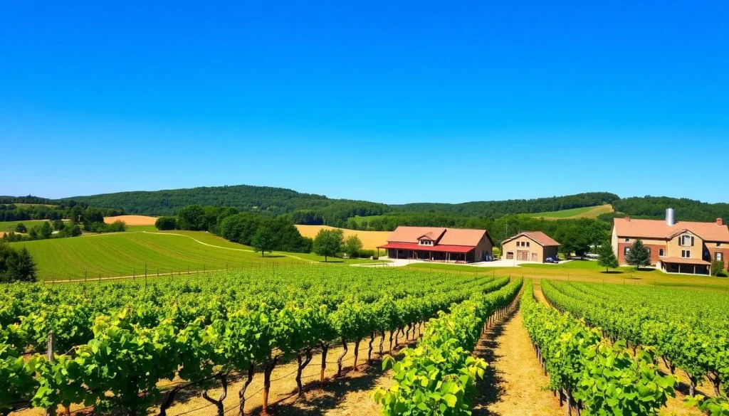 Image of a serene winery in Rolla, Missouri