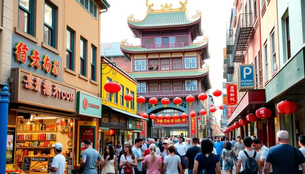 Image of a street in Chinatown