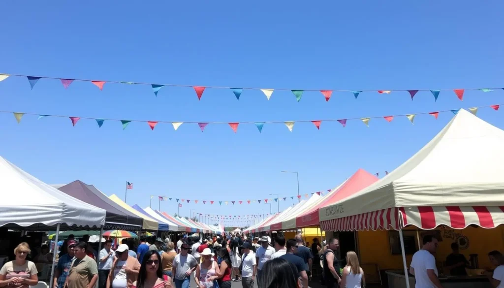 Image of a summer festival in Bakersfield