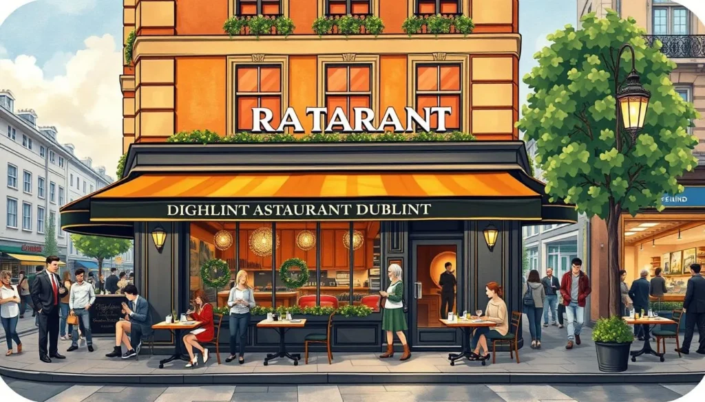 Image of a top-rated restaurant in Dublin