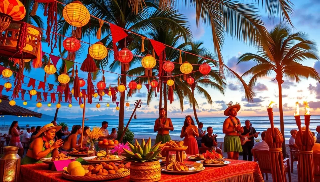 Image of a traditional Hawaiian luau