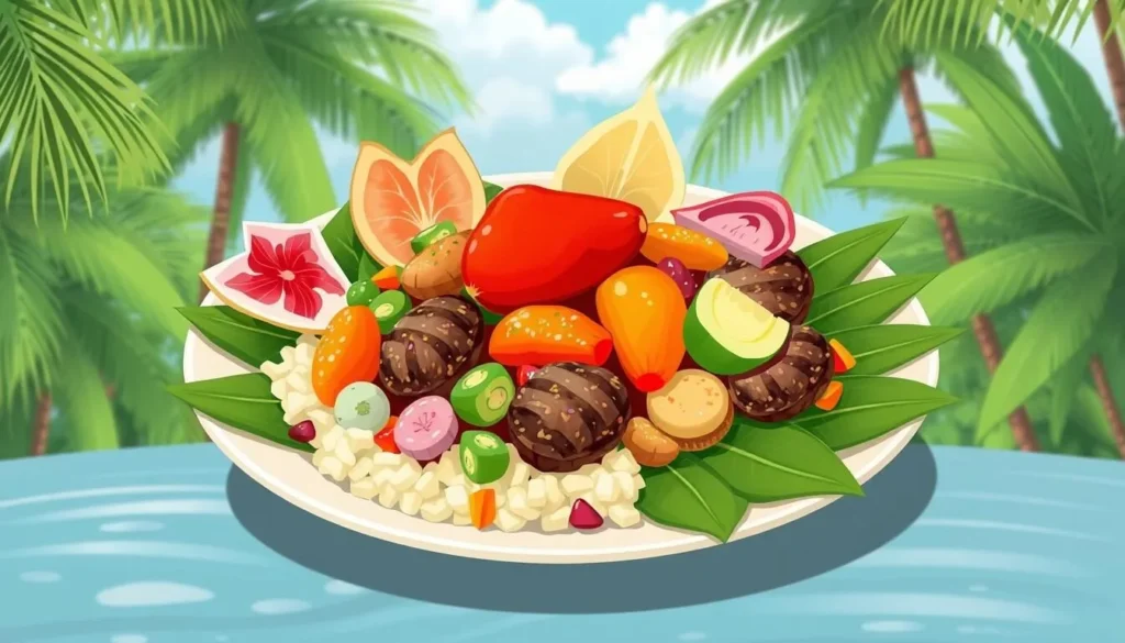Image of a traditional Polynesian dish