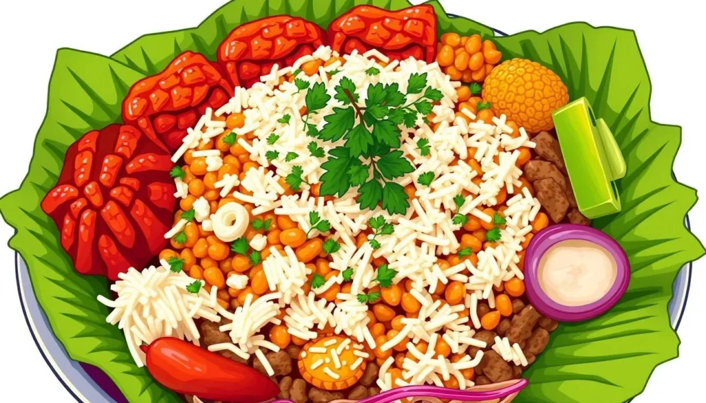 Image of a traditional Tajik dish, such as plov or qurutob