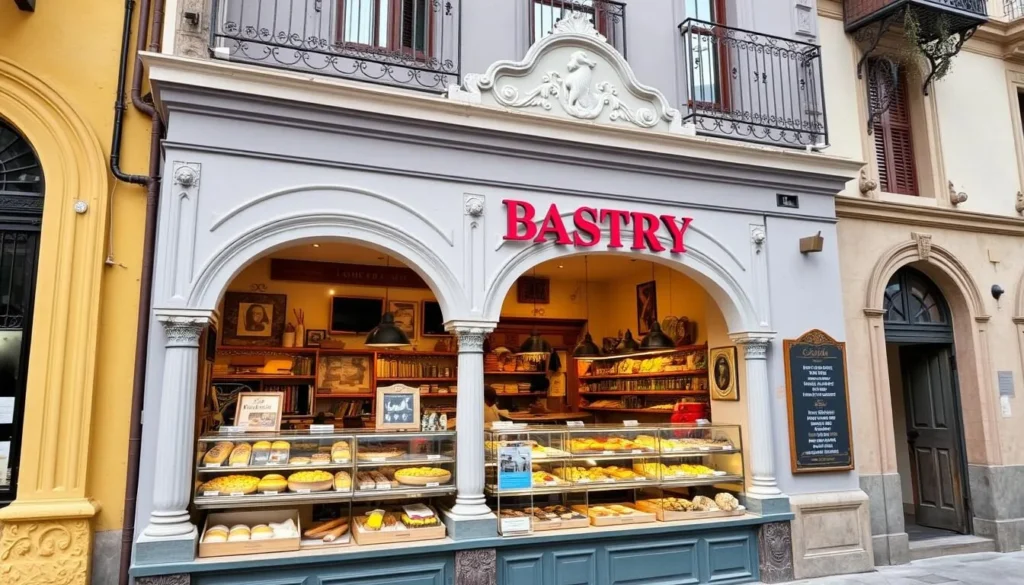 Image of a traditional pastelería in Pachuca's historic center