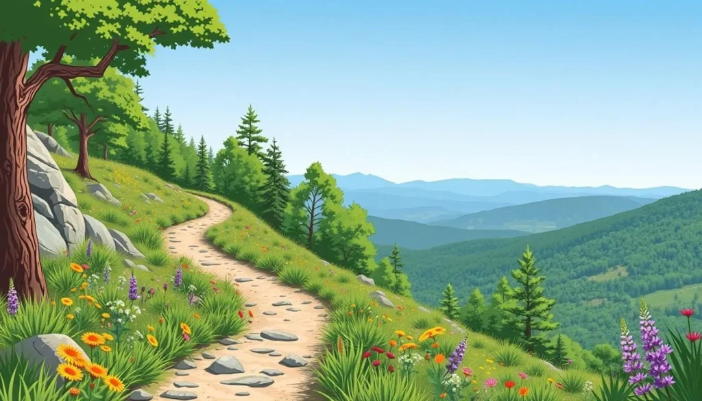 Image of a trail in Arrowhead State Park