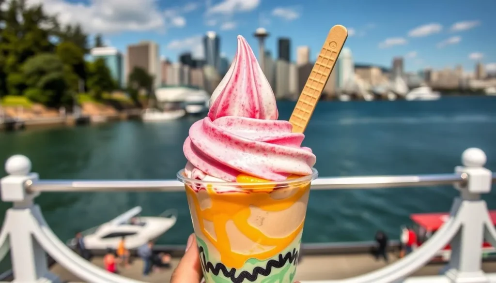 Image of a unique ice cream flavor in Vancouver