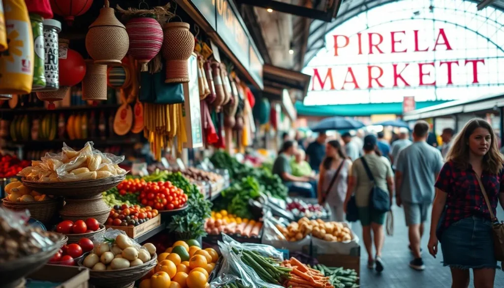 Image of a vendor at the Central Market