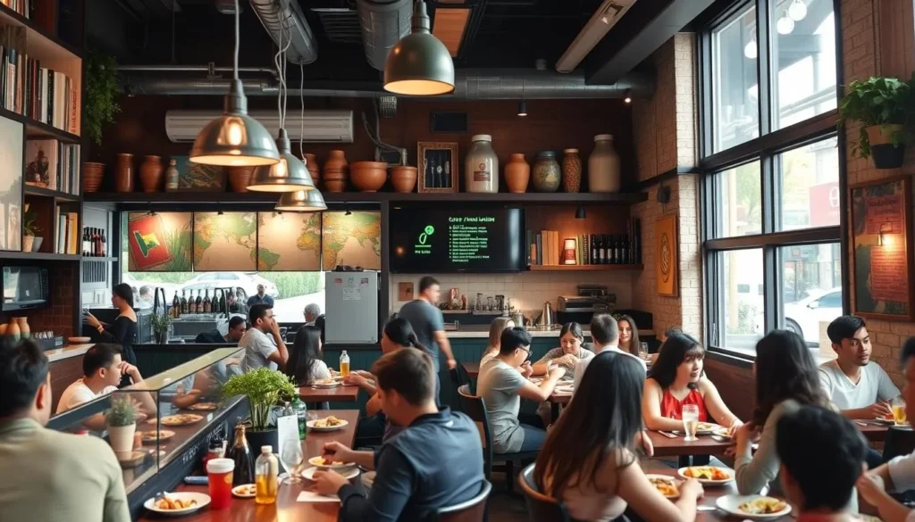 Image of a vibrant international cuisine restaurant in Beaverton