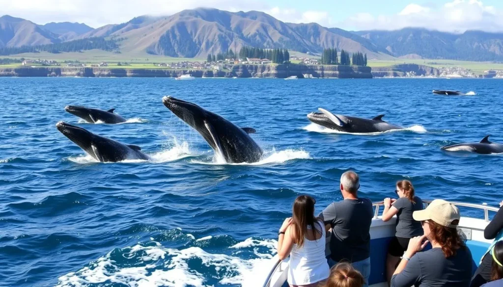 Image of a whale watching tour in Depoe Bay
