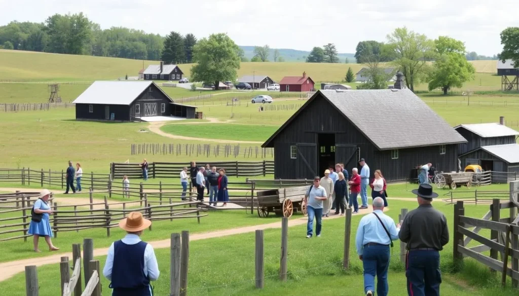 Image of an Amish farm tour