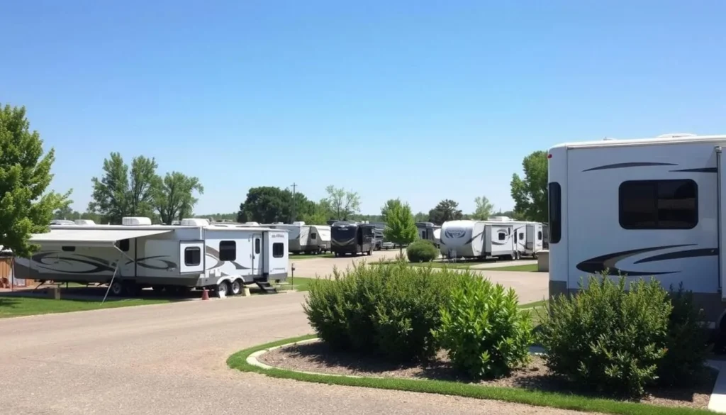 Image of an RV park in Lexington, Nebraska