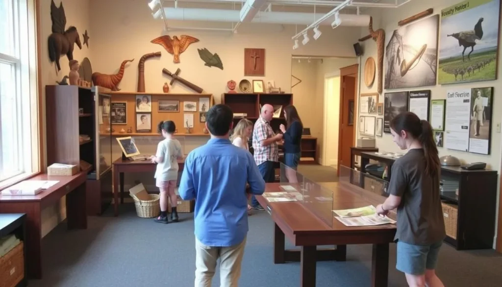 Image of an interactive exhibit at the Washington County Museum