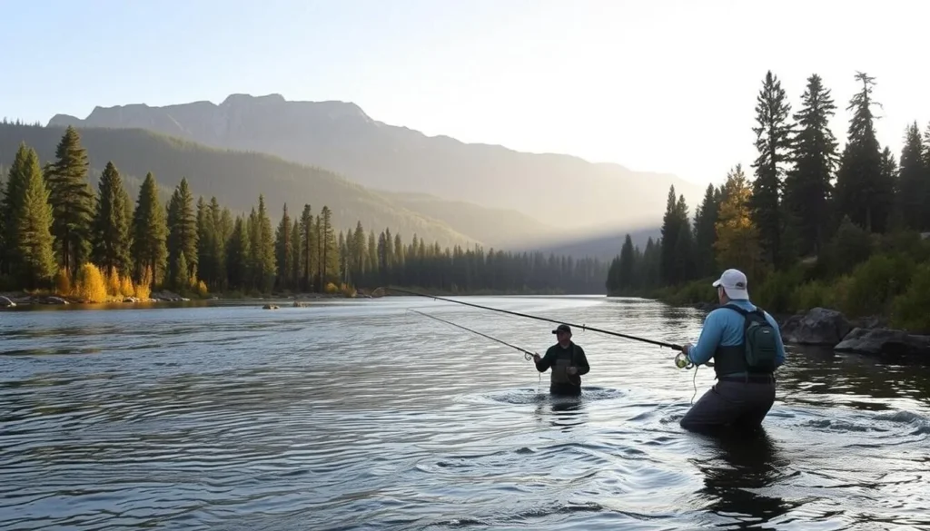 Image of anglers fishing on the Big Hole River