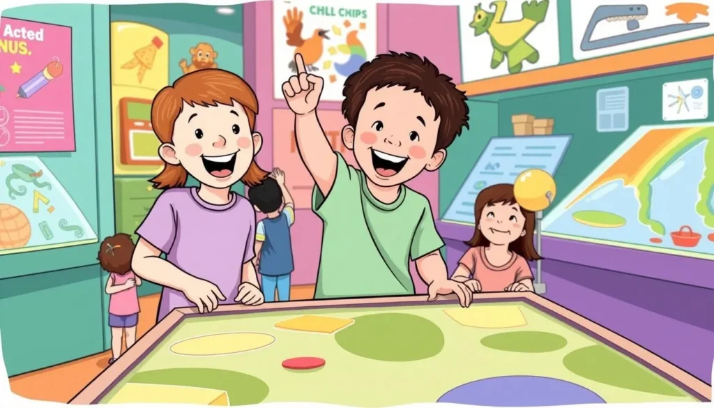 Image of children engaging with interactive exhibits at the Lincoln Children's Museum