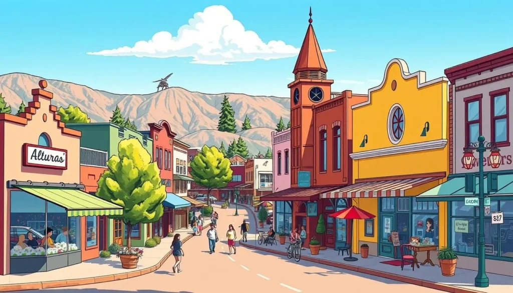 Image of downtown Alturas, California