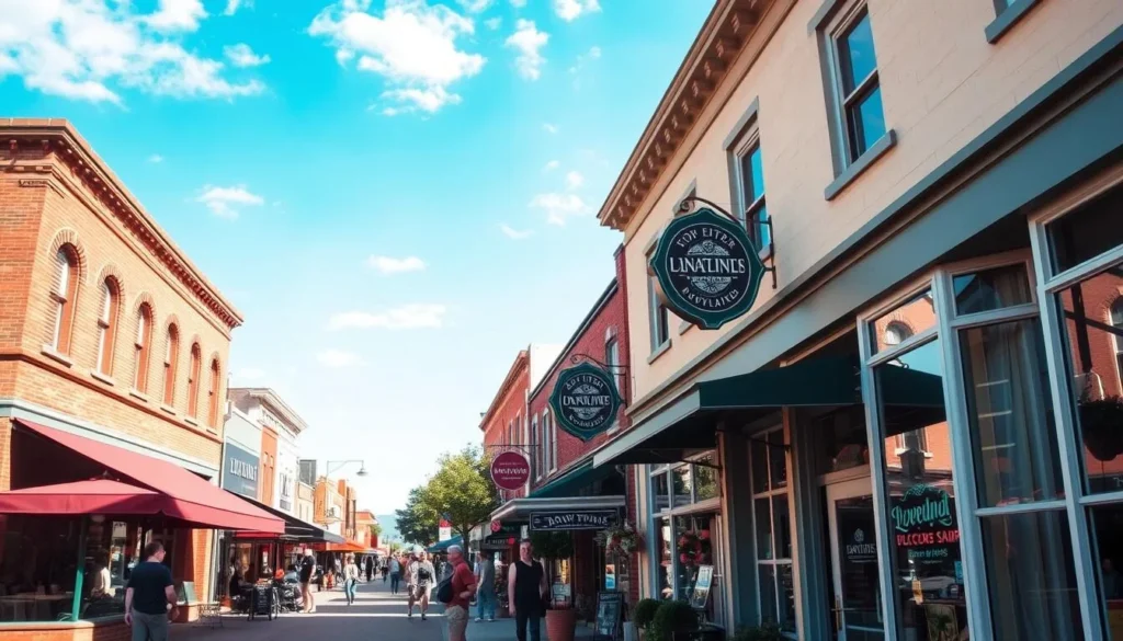 Image of downtown Loveland shops