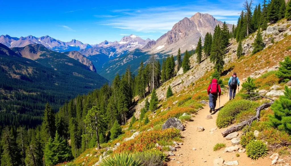 Image of hikers on the John Muir Trail
