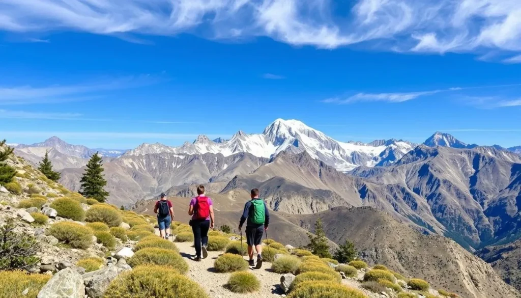 Image of hikers on the Mount Whitney trail