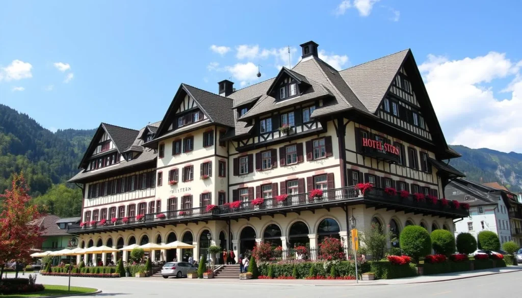 Image of historic Hotel Stern in Chur, Switzerland