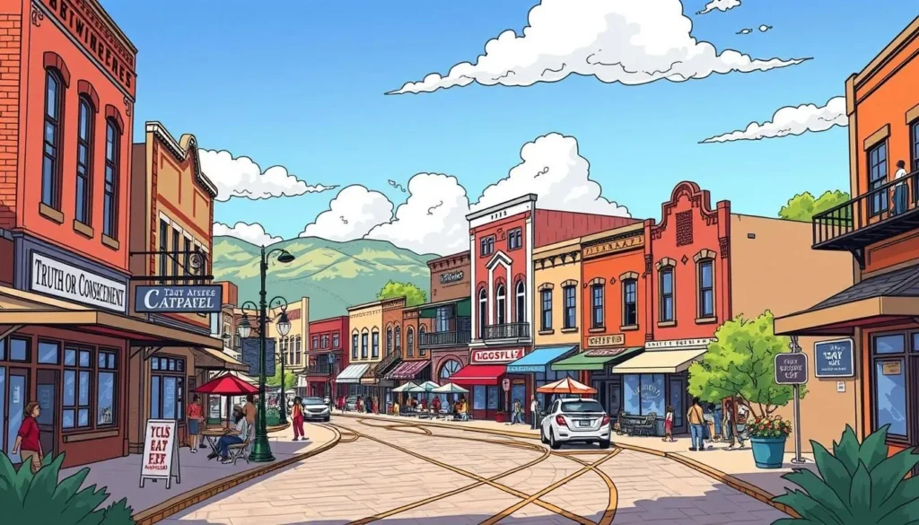 Image of historic downtown Truth or Consequences
