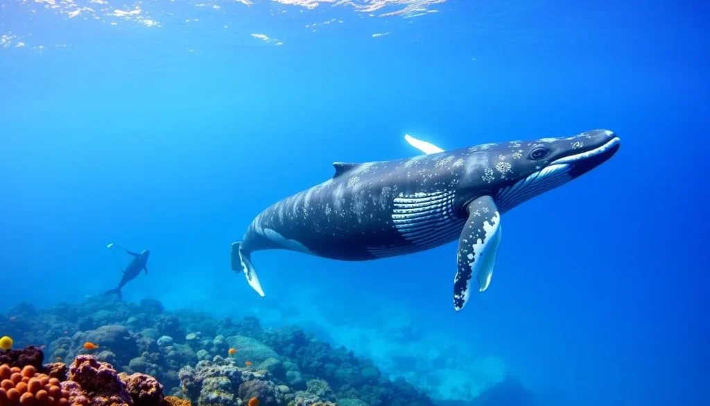Image of humpback whales in Tongan waters