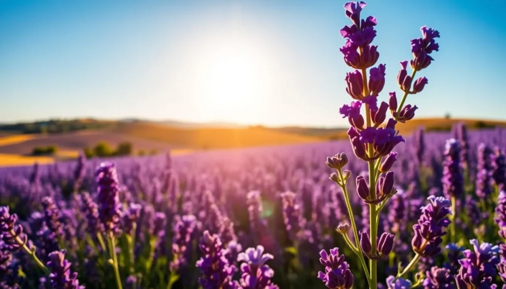 Image of lavender fields in Provence during summer
