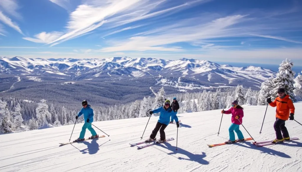 Image of skiers at Big Bear Mountain Resort
