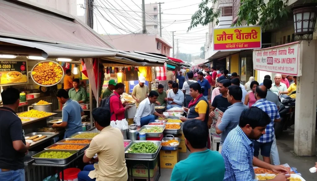 Image of street food near Khulna University