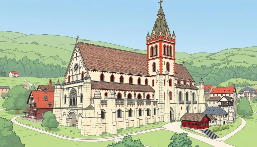 Image of the Abbey District in St. Gallen, showcasing its stunning architecture and historic significance