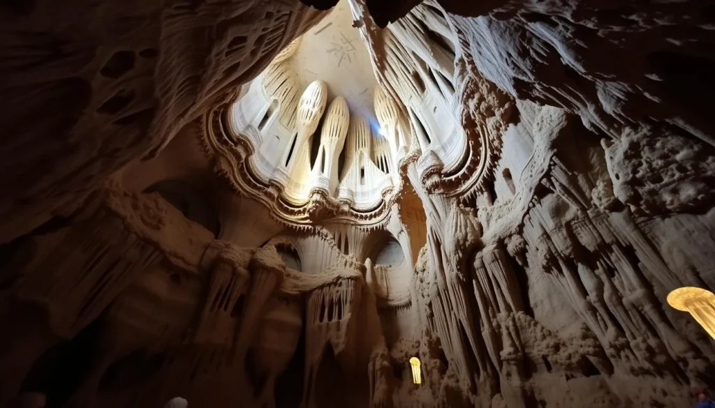 Image of the Cathedral Room in Marvel Cave, showcasing its vastness and natural beauty.