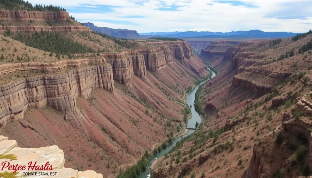 Image of the Crooked River Gorge from the Peter Skene Ogden State Scenic Viewpoint