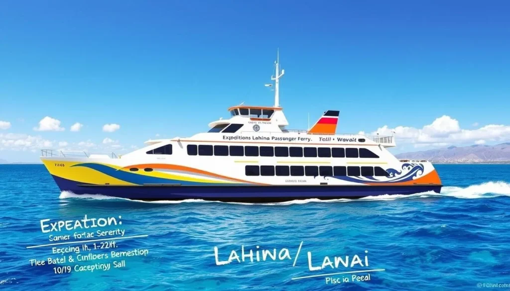 Image of the Expeditions Lahaina/Lanai Passenger Ferry
