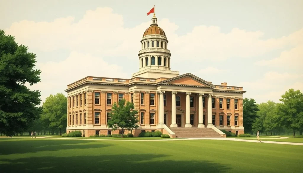 Image of the First Missouri State Capitol building