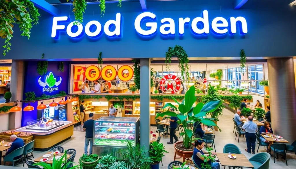 Image of the Food Garden at Funan Mall