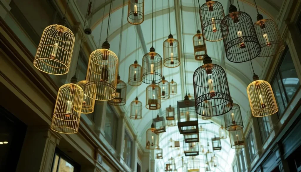 Image of the "Forgotten Songs" installation at Angel Place